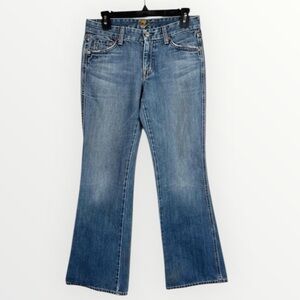 7 For All Mankind The A Pocket Blue Denim Bootcut 5 Pocket Design Size 29